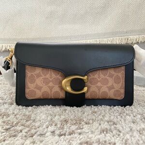 Coach Tabby 26 shoulder bag black logo NWT